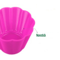 Flower Border Horse Fern Cup Silicone Cake Mold